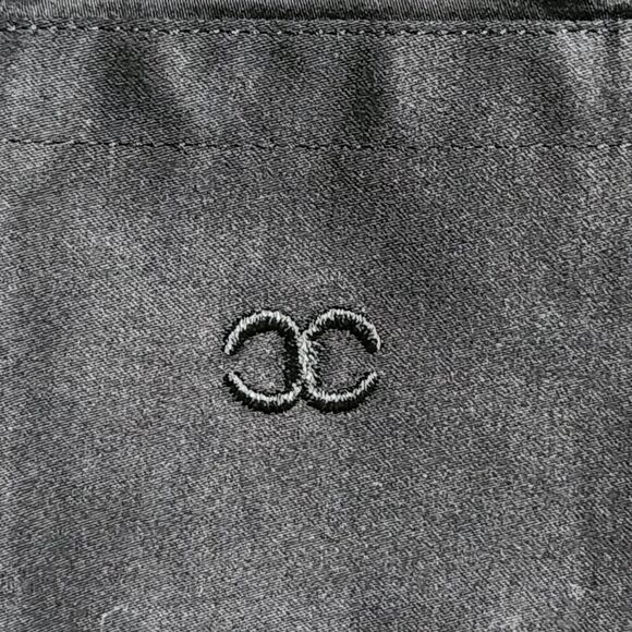 Connaisseur Paris Mens Button-Up Dress Shirt XL 43/44 Black Cotton Chest-Pleats - Picture 3 of 9